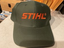 NEW RICH DARK GREEN  ORANGE LTD GENUINE STIHL BASEBALL CAP HAT
