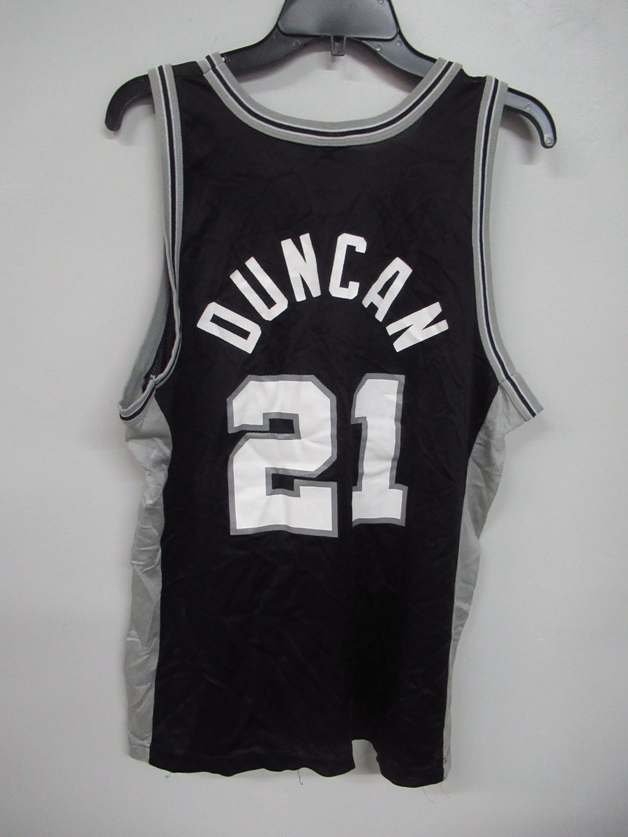 Vintage 90s NBA Champion San Antonio Spurs Tim Duncan Jersey Mens