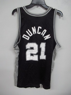 Vintage 90s NBA Champion San Antonio Spurs Tim Duncan Jersey Mens