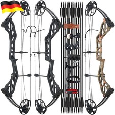 19-70lbs Compoundbogen-Set Jagdbogen Bogenschießen Jagdpfeile RH Sportbogen Bow