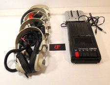 Califone 1300AV Cassette Recorder 2924AV-P 5 x Headphones EL4261