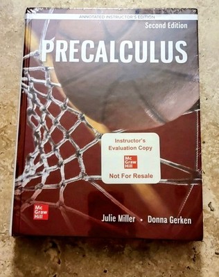 Precalculus 2nd Edition by Julie Miller, Donna Gerken Hardcover