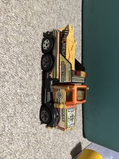 Vintage 1980s Buddy L Rescue Force Lights  Sirens Tow Truck Wrecker Untested