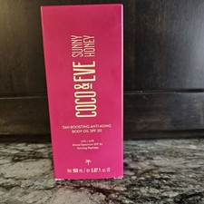 COCO & EVE Sunny Honey Tan Boosting Anti-Aging Body Oil SPF 20, 5.07 fl oz NIB
