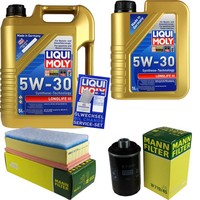 Inspektionspaket 6L Liqui Moly Longlife 5W-30 FüR Audi A4 Avant 1.8 Tfsi 2.0