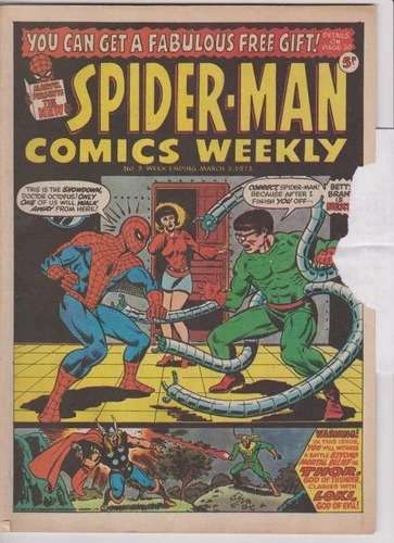 Spider-Man Comics Weekly #3 March 1973 - Marvel UK Bronze age vintage comic