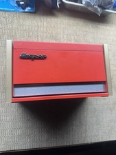 Snap On Red Mini Micro Tool Box Top Chest Opening Drawers Used