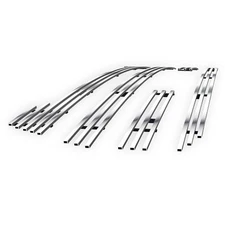 For 2019-2021 GMC Sierra 1500 SLE/Elevation Upper Stainless Chrome Billet Grille