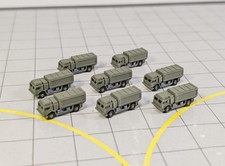 Militär Transport LKW (x8) Flughafen GSE Armee Fahrzeuge Maßstab 1:400 Diorama