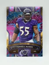 2025 Topps Resurgence Terell Suggs Sky Blue Pink Shock #6 Baltimore Ravens