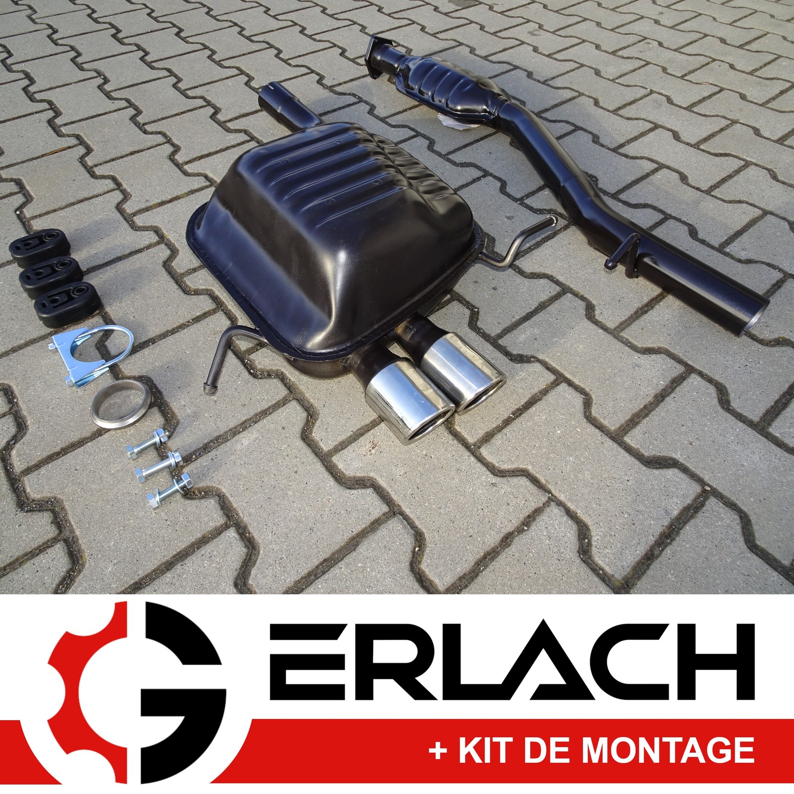 Silencieux echappement Mercedes C180 C200 CL203 coupe essence 5400