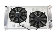 4row Radiator Shroud Fan For 1996-05 Chevy Blazer S10 Gmc Sonoma Blazer 2.2 4.3l