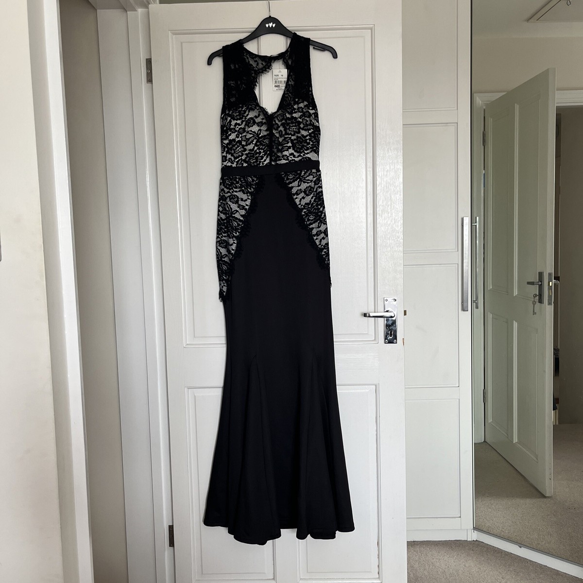 knee length dresses for ladies Corset-Back Long Beaded Mermaid Prom Dress– PromGirl main image 1