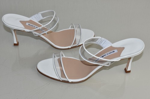 NEW Manolo Blahnik MULUCA PVC Sandals 