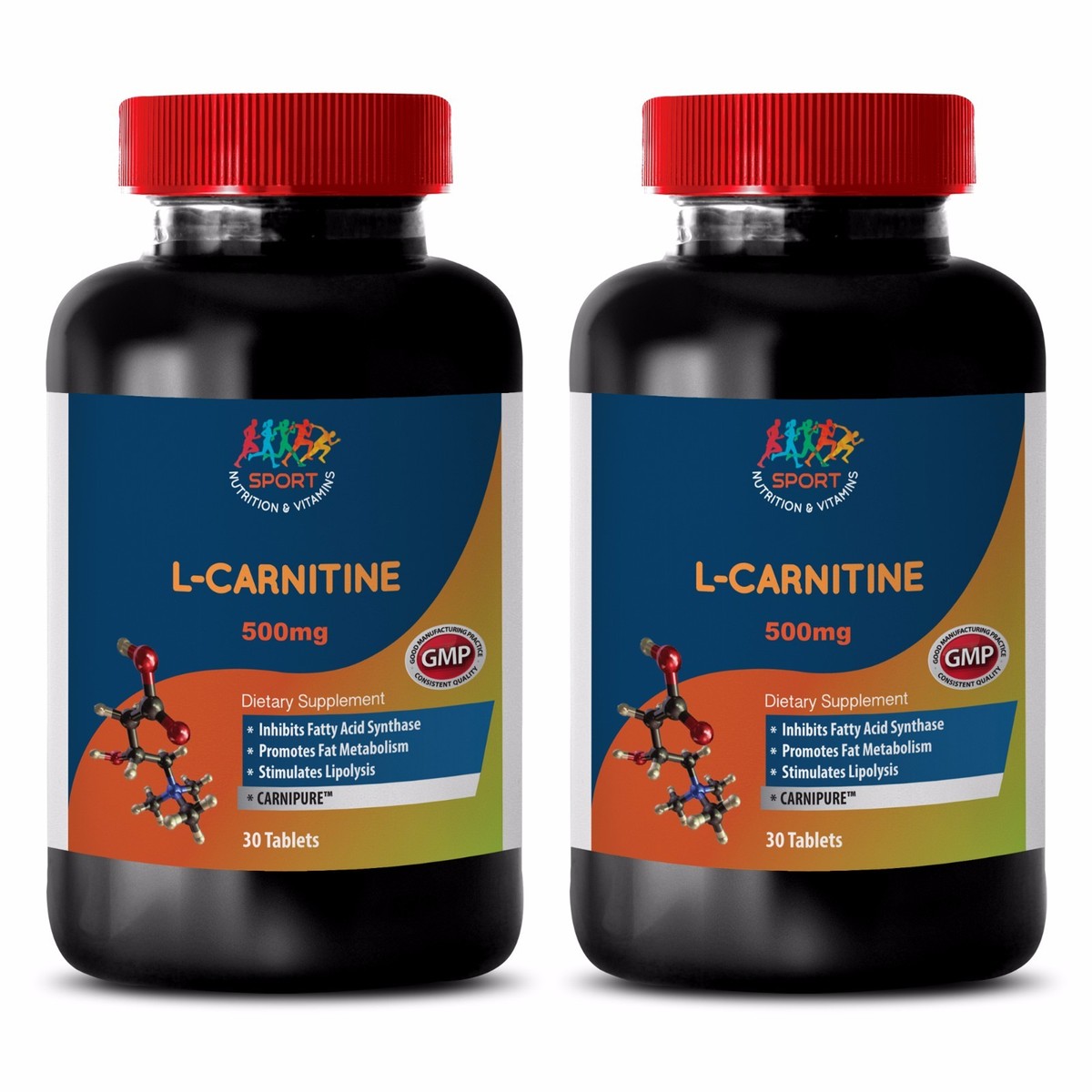 Diet Pills Weight Loss - L-Carnitine 500mg - Bcaa Amino Acids 2 Bottles |  eBay