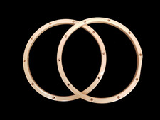 DFP MAPLE DRUM HOOPS 14/8 LUG SET - LAQUERED WOOD HOOP