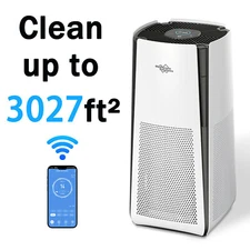 Smart Air Purifier for Extra Large Room H13 HEPA Air Cleaner for Allergies Smoke
