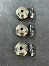QTY 1 BOSTON GEAR BRONZE WORM GEAR SET  32 PITCH 30 TEETH 7.5:1 QUAD LEAD Q1327