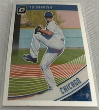 2018 Donruss Optic Baseball Yu Darvish Chicago Cubs base card #99