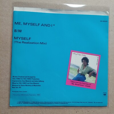 CHERYL PEPSII RILEY Me Myself And I DJ PROMO 45 7