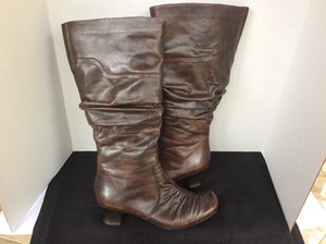 rieker brown knee high boots