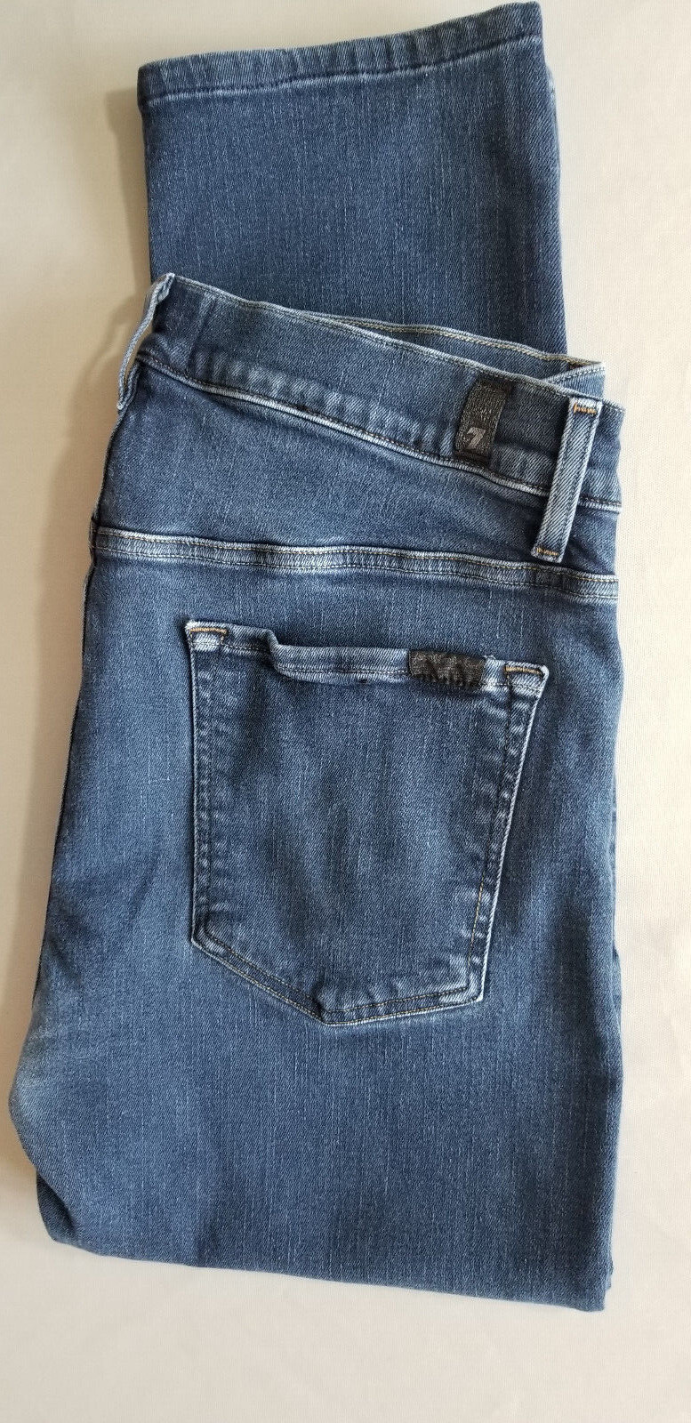 7 FOR ALL MANKIND LUXE SPORT Men Paxtyn Stretch Cotton Denim Jean - 34x27 Blue | eBay