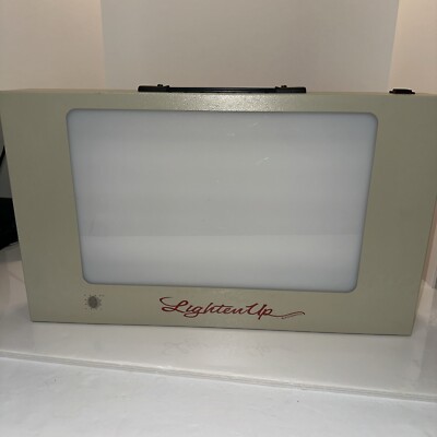 Lighten Up ETA SYSTEMS Therapy Lamp Machine Seasonal Depression PORTABLE