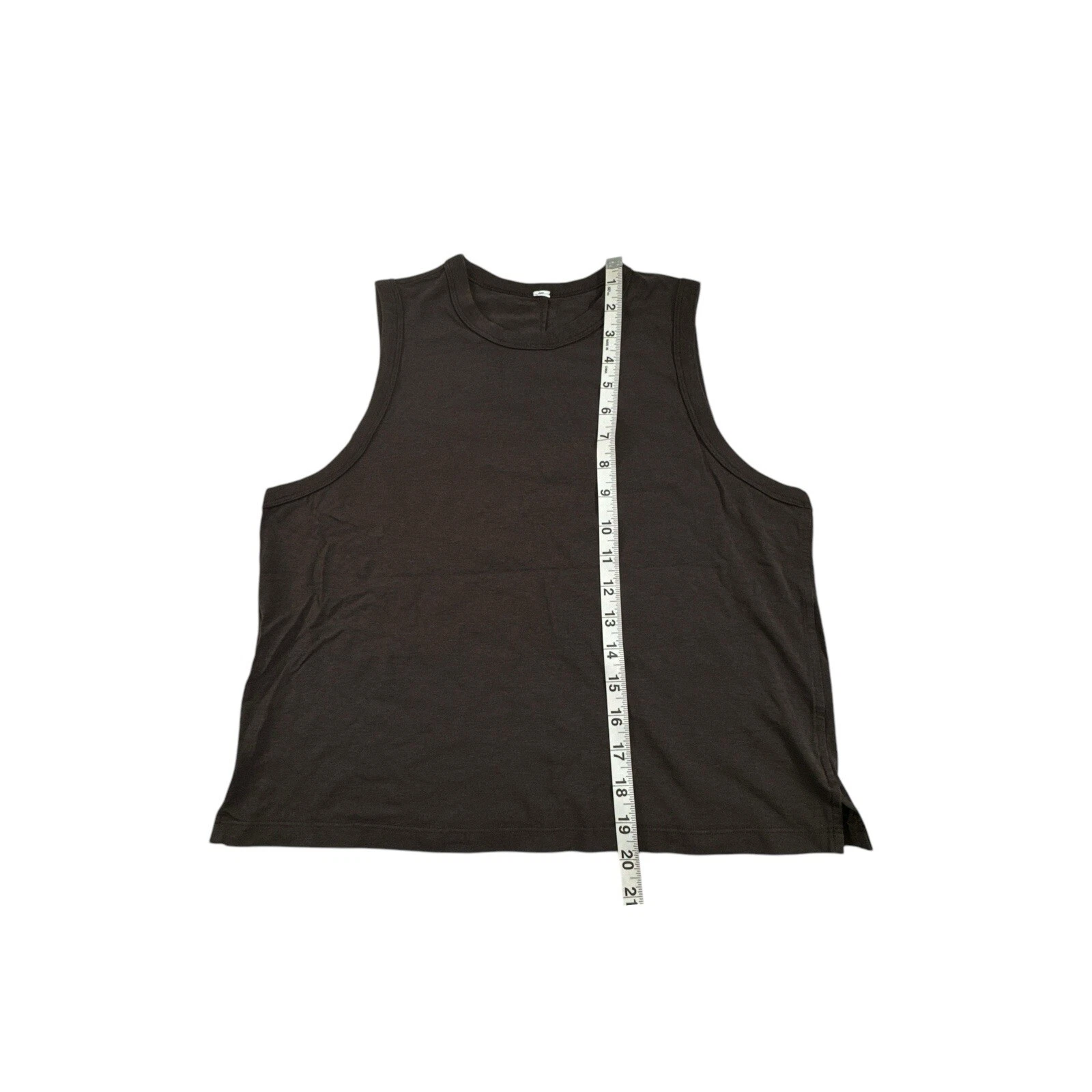 lululemon classic fit cotton blend crop tank-top