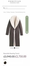 Reversible Shearing Trench Coat