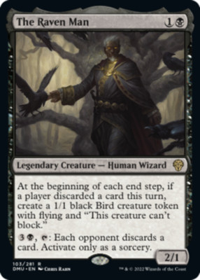 x1 The Raven Man R MTG Dominaria United M/NM, English
