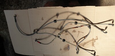 APRILIA RSV R MILLIE FACTORY GEN 2 04-08 FRONT AND REAR BRAKE LINES