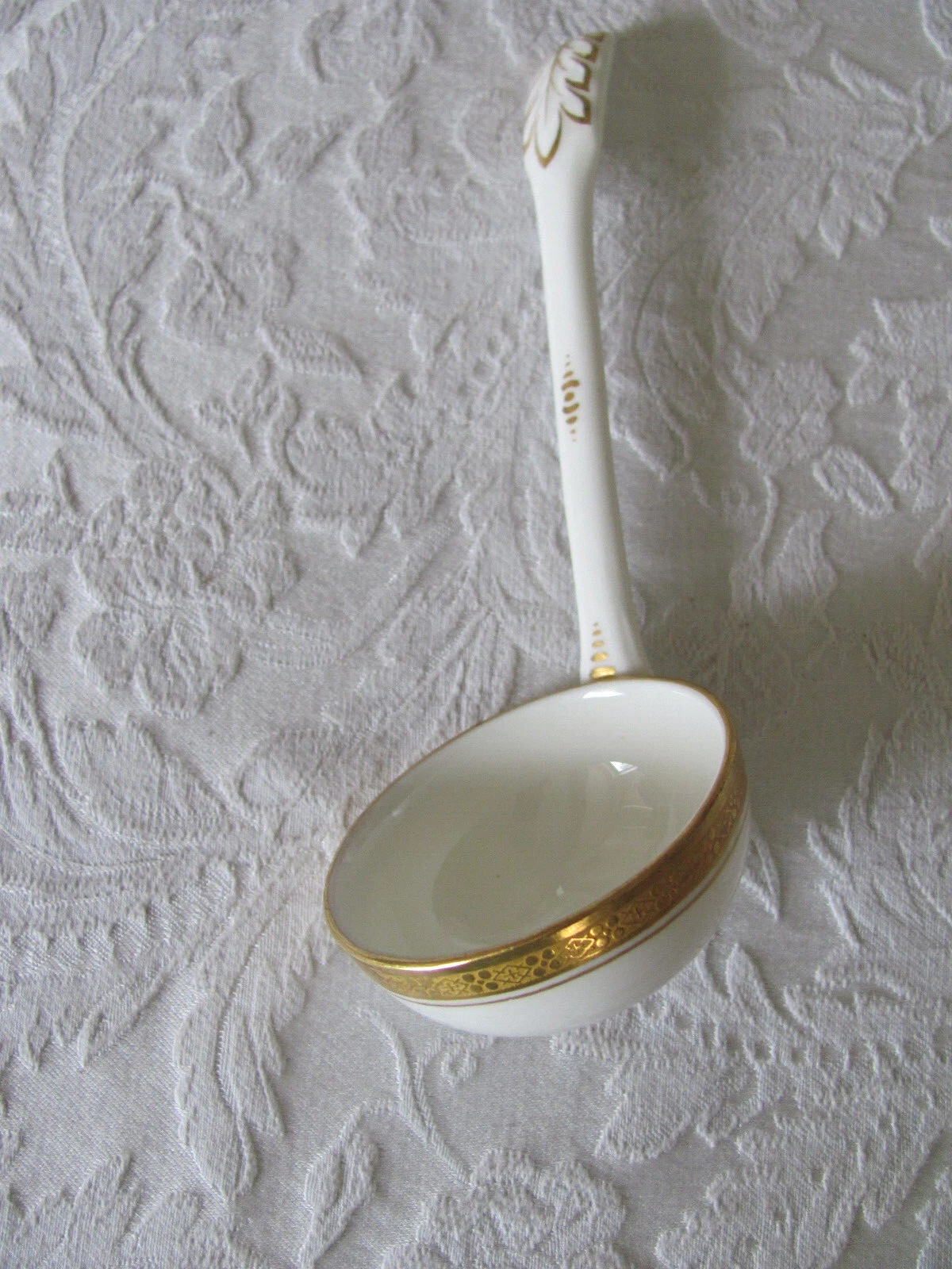 Royal Worcester W9215 -Gold Encrusted Dots/Diamonds 1249- Gravy/Sauce Ladle