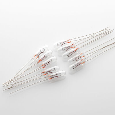 10 x 14V 100mA 0,1A 1,4W / Birne Lampe / Miniature Lamp Bulb T1 ¼ 1/4 T1.25 4mm