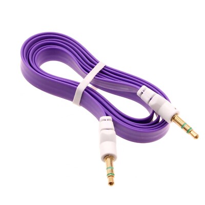 3.5mm Aux Cable Adapter Car Stereo Aux-in Audio Cord Speaker for Cell Phones