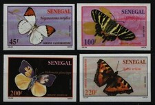 Senegal 1995 - Mi No. 1398-1401 ** - MNH - Uncirculated - Butterflies / Butterflies