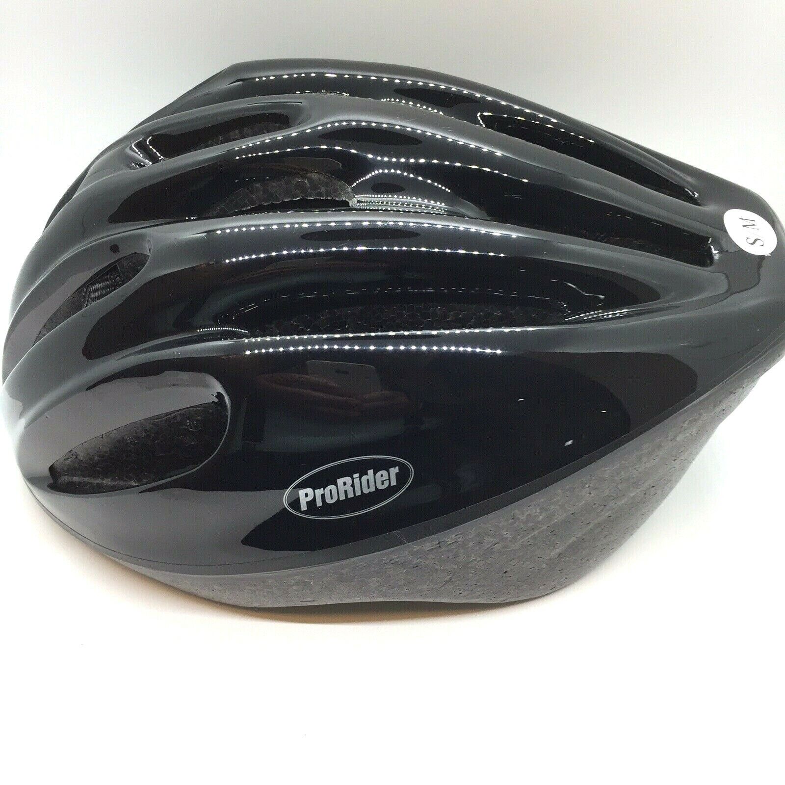 NEW ProRider Black Bicycle Helmet S 22.5