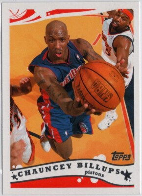 2005-06 Topps Chauncey Billups Card #57 Pistons | eBay