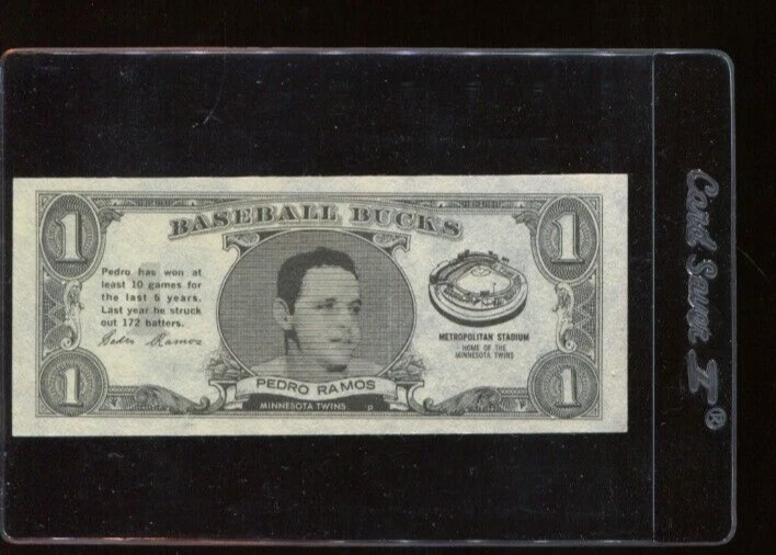 1962 Topps Baseball Bucks ***SET BREAK*** Pedro Ramos