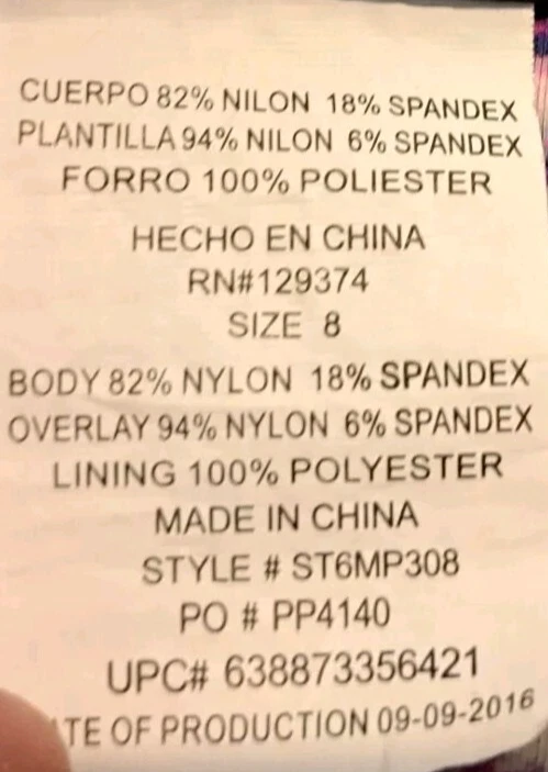 Top de baño St. Tropez Tankini para mujer 8 sujetador acolchado púrpura azul blanco Foto 3 de 4