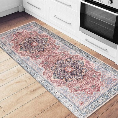 Kitchen Mat Transitional Medallion Anti Fatigue Cushioned Standing Mat 18'' x ...