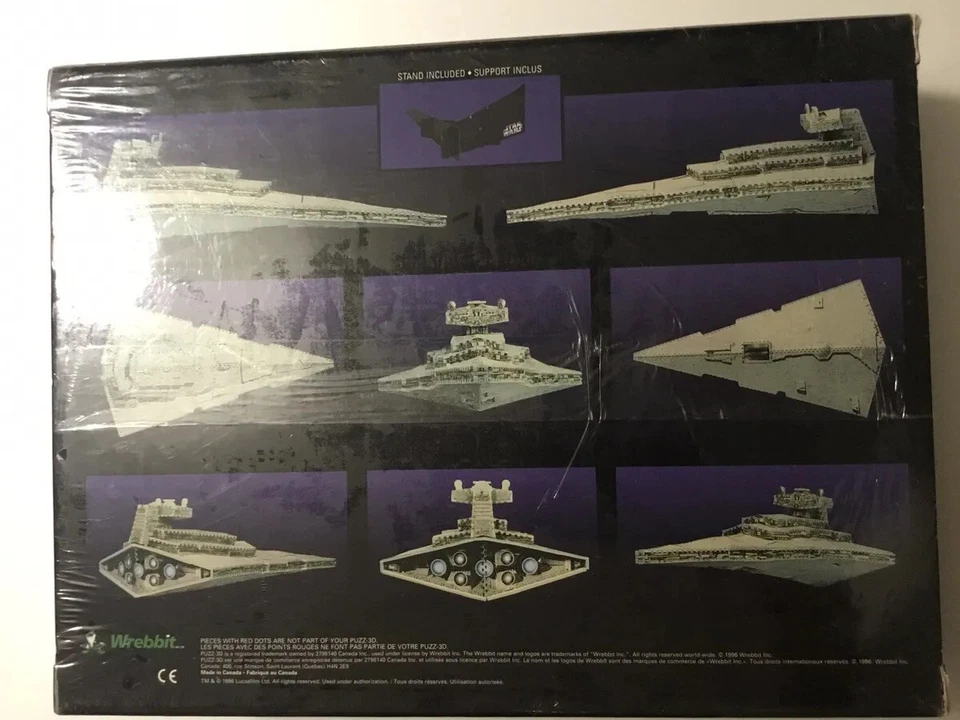 Rompecabezas Star Wars 3D Destructor Estelar 823 Piezas Sellado 1996 Retro Puzz-3D������ Foto 2 de 4