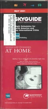 AMEX SkyGuide airline guide (OAG competitor) N Am pocket timetable 5/01 [1042]