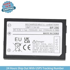 Replacement Battery BP-296 For ICOM IC-M37 IC-M37E Handheld VHF Marine Radio