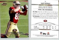 Vance McDonald 2013 Topps Prime Retail #129 49ers RC Rookie