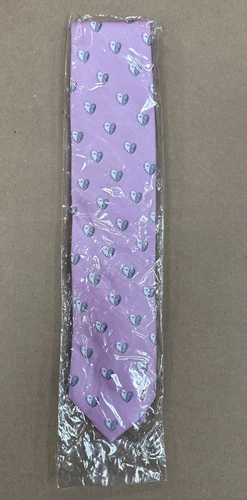 NIP SOUTHERN PROPER Atlanta GA Men's Necktie Pink Oysters & Hot Sauce Free SH - product listing photo