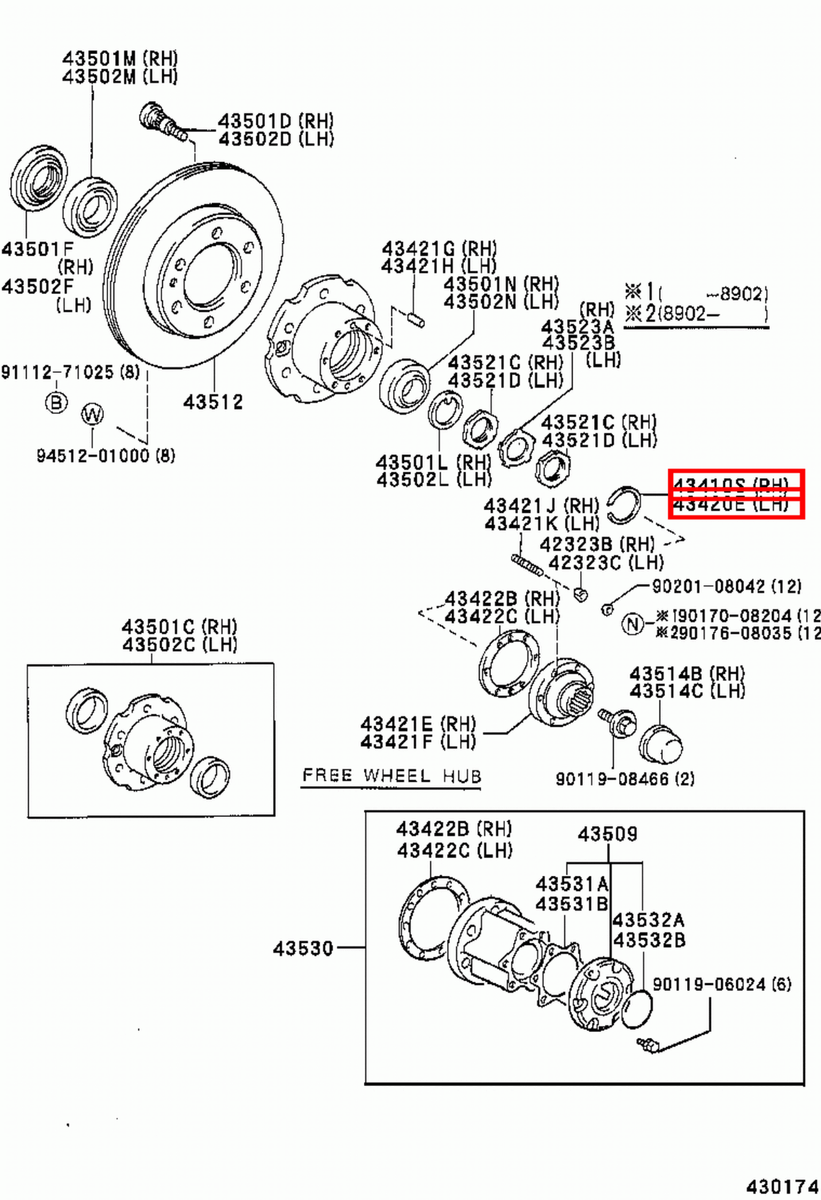 Genuine LandCruiser 105 100 80 Series Front Axle Outer CV Genuine LandCruiser 105 100 80 Series Front Axle Outer CV