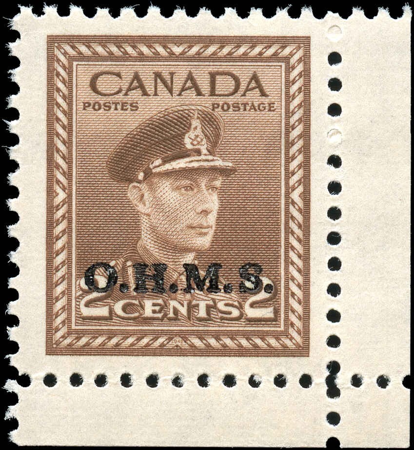 Canada Mint NH FVF 2c Scott O2 Overprinted "OHMS" Official Stamp eBay
