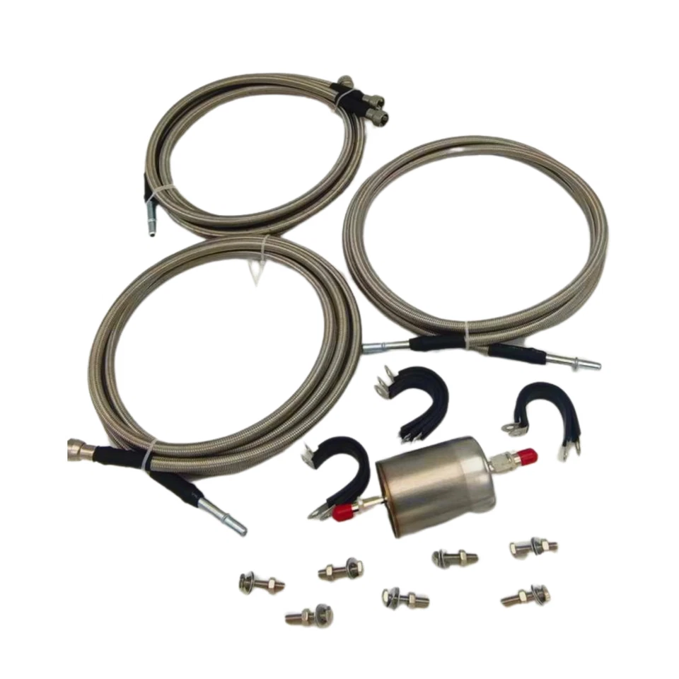 Fuel Line Gas Fit For 1999-2003 Chevy Chevrolet Silverado 1500 Truck GMC Sierra Foto 2 de 4