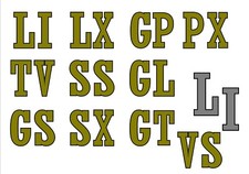 Leg Shield Stickers Scooter Vespa Fly Screen Leg Shield Decal - All colours