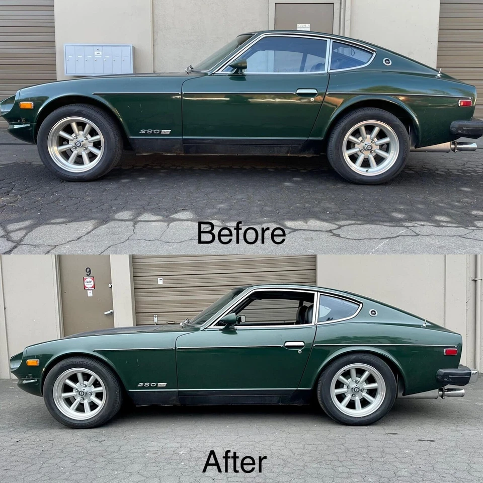 KYB 4 AMORTECEDORES E MOLAS DE REBAIXAMENTO VOGTLAND para Nissan Datsun 280z 75 77 78 1978 - Imagem 2 de 2